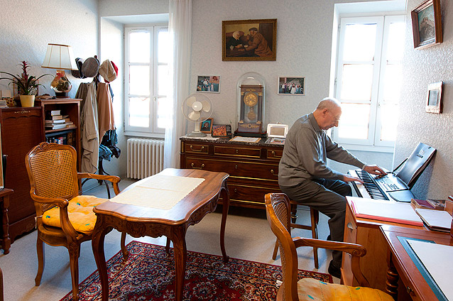 Domicile d'un résident de la maison de retraite