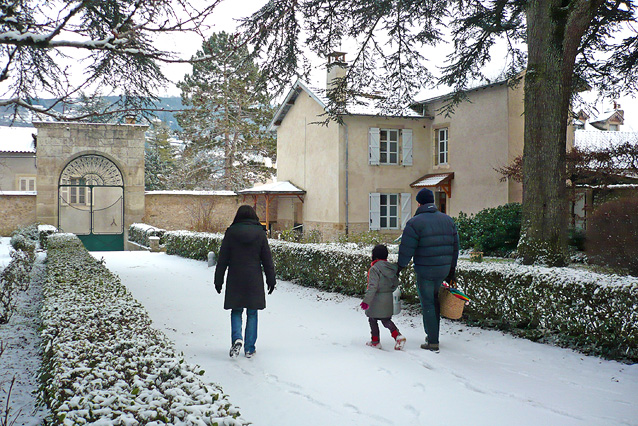 LA Résidence sous la neige