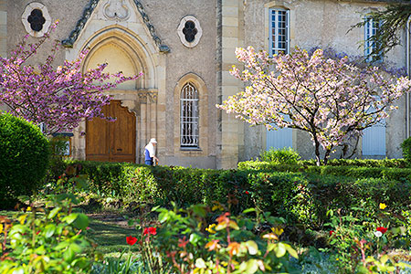 jardin au printemps