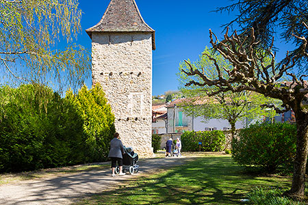 Parc de Sainte Claire au printemps